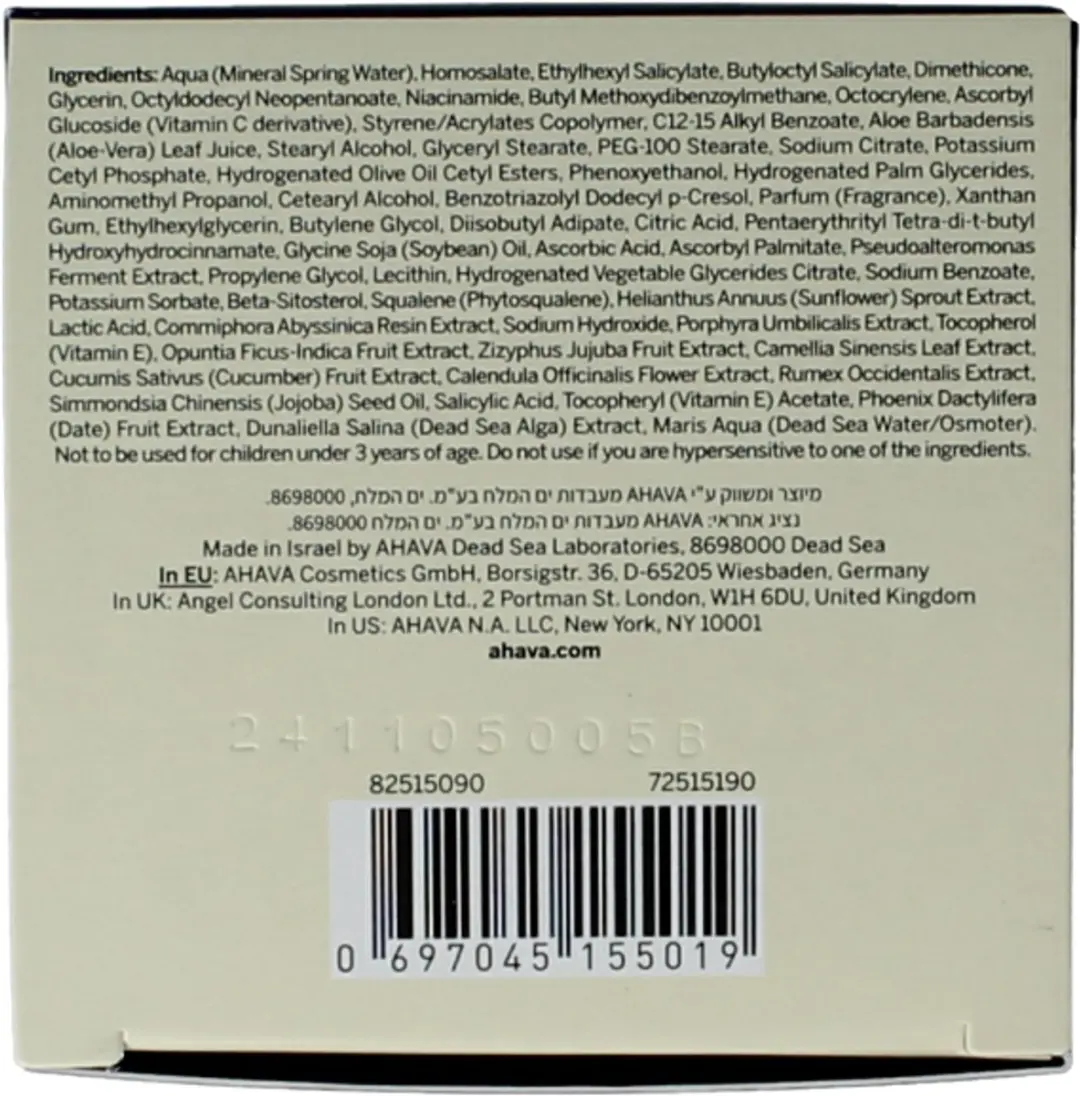 AHAVA Hydraterende Crème SPF-20 50ml