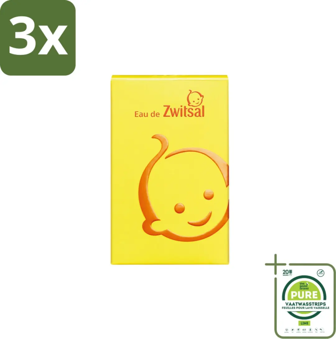 Zwitsal Eau de Toilette - 3x95ml