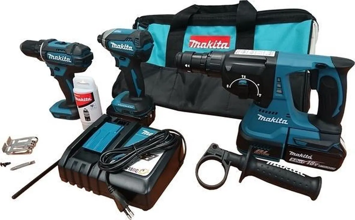 Makita DLX3089T Combiset 18V