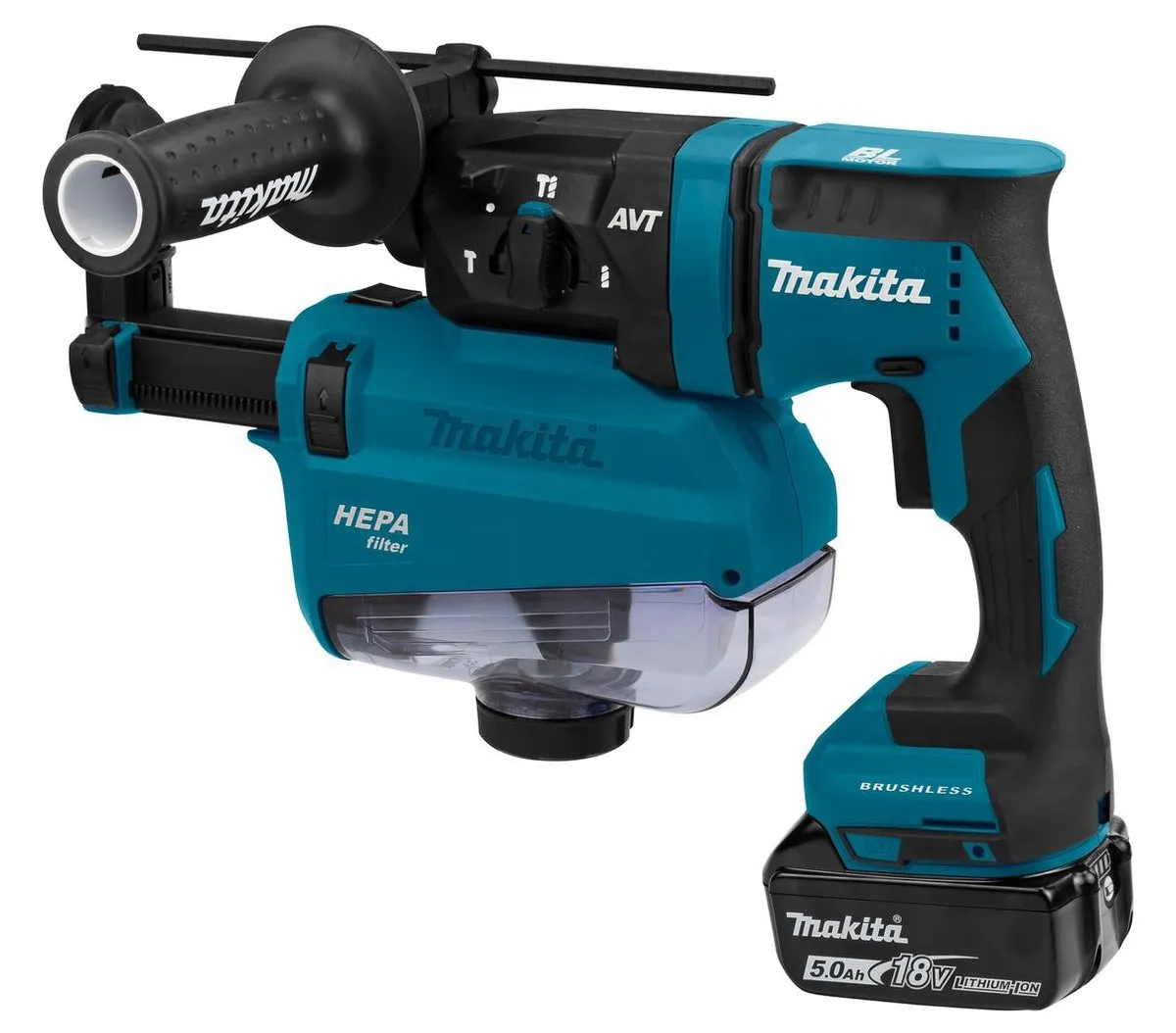 Makita DHR182TWJU 18V Combihamer - 18mm Beton