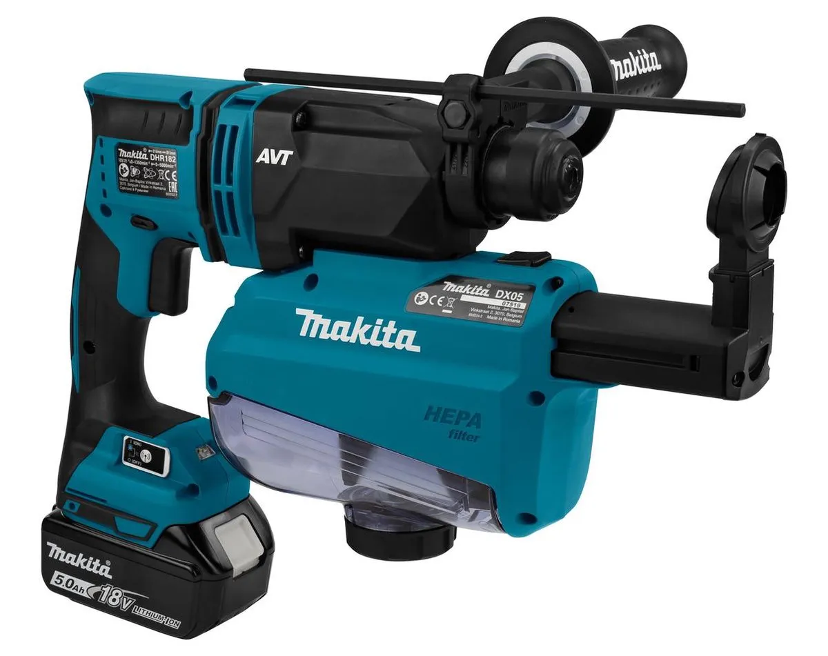 Makita DHR182TWJU 18V Combihamer - 18mm Beton