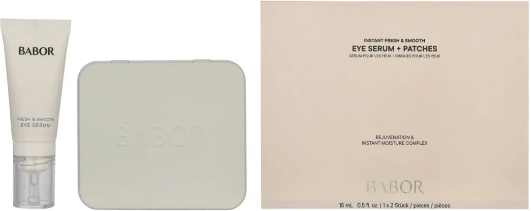 Babor Instant Fresh & Smooth Oogserum & Patches - 15ml + 2 Stuks - afbeelding 6 van 6