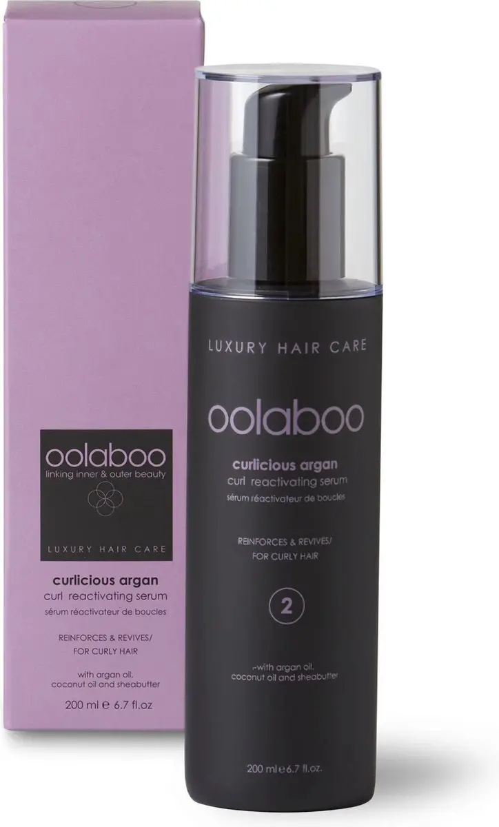 Oolaboo Curlicious Argan Curl Reactivating Serum 200ml
