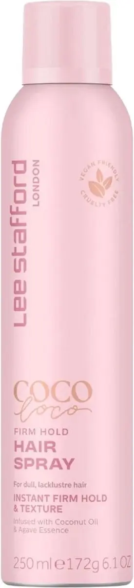 Lee Stafford CoCo LoCo & Agave Hairspray 250ml - 3 Stuks