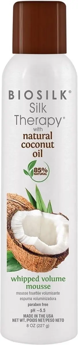 BIOSILK Natural Coconut Whipped Volume Mousse 227g
