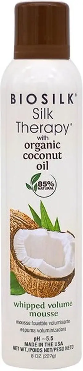 BIOSILK Natural Coconut Whipped Volume Mousse 227g