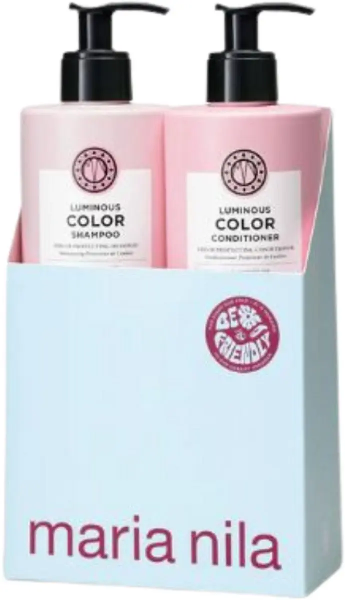 Maria Nila Luminous Colour Care Duo - 2x500ml Shampoo & Conditioner