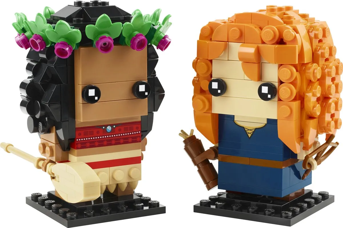 LEGO Disney Brickheadz 40621 - Vaiana & Merida - 410 Stukken - afbeelding 4 van 6