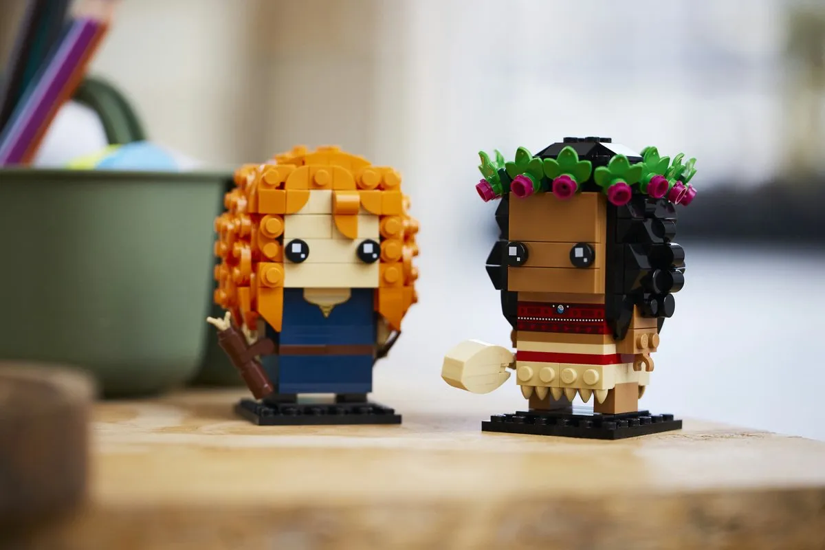 LEGO Disney Brickheadz 40621 - Vaiana & Merida - 410 Stukken - afbeelding 6 van 6