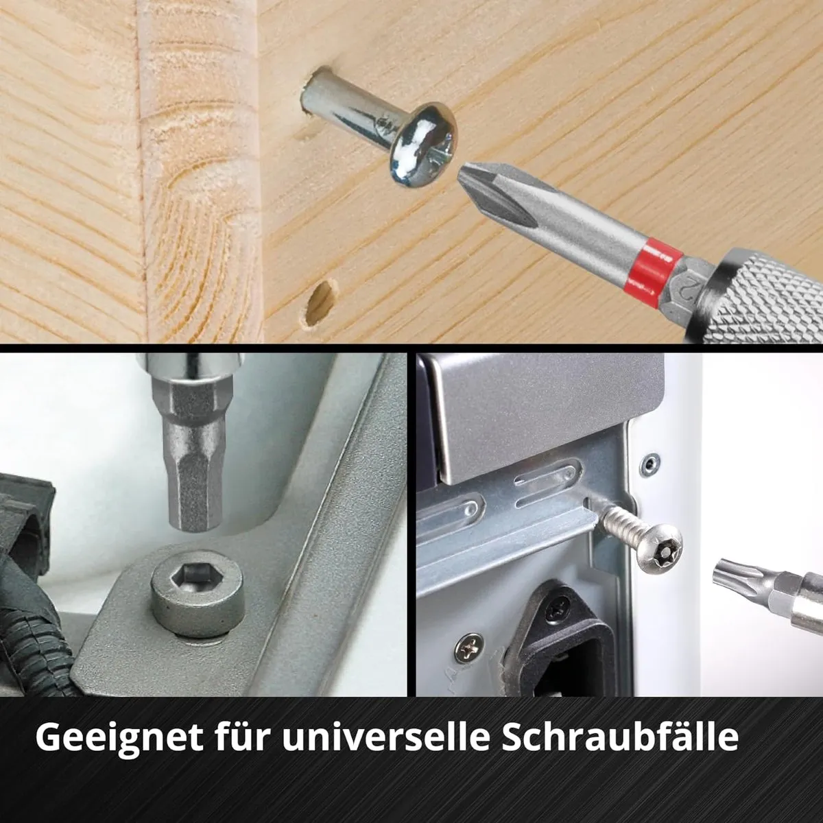 Einhell Bitset M-CASE 33-delig - Metaal