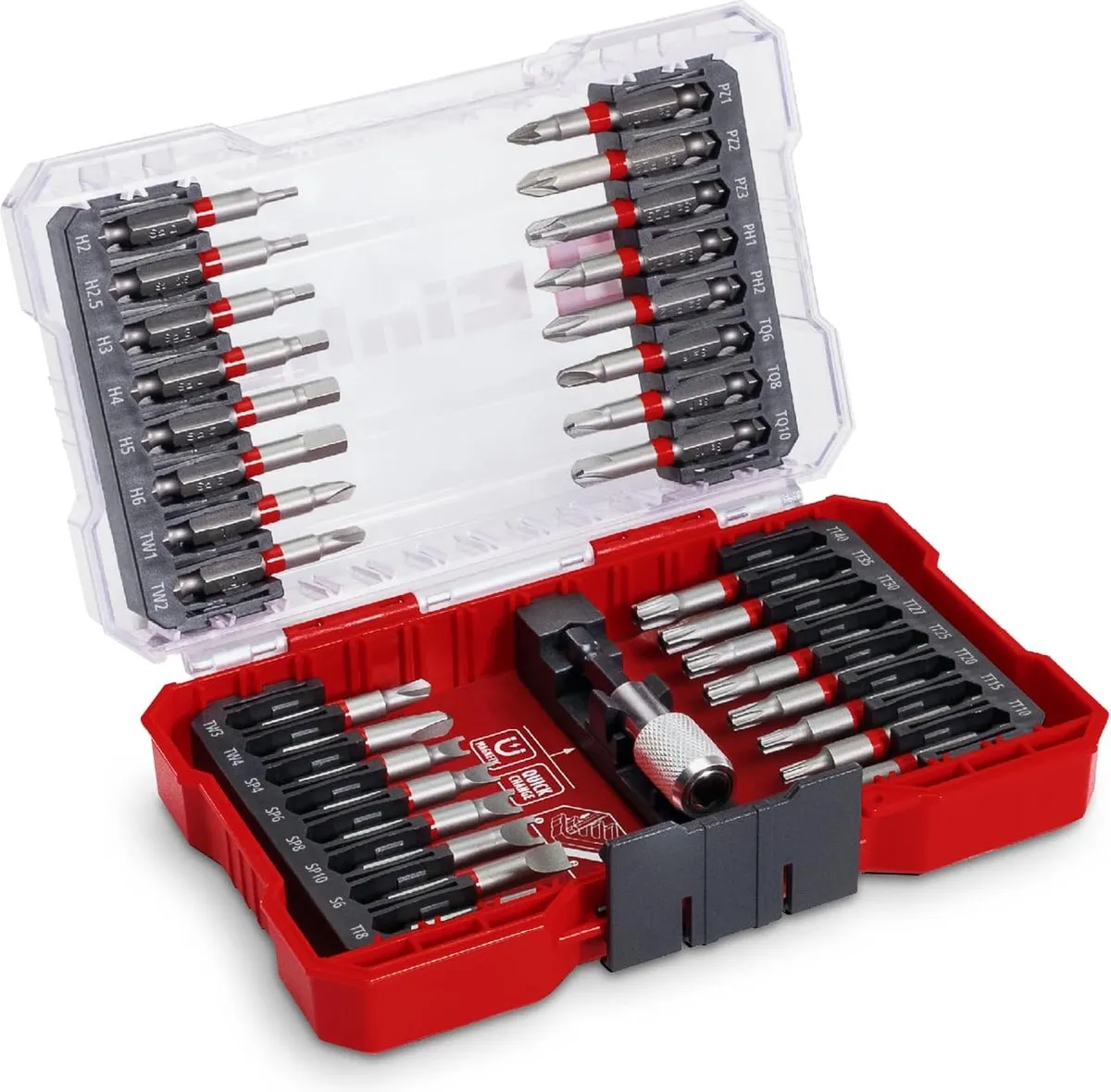 Einhell Bitset M-CASE 33-delig - Metaal