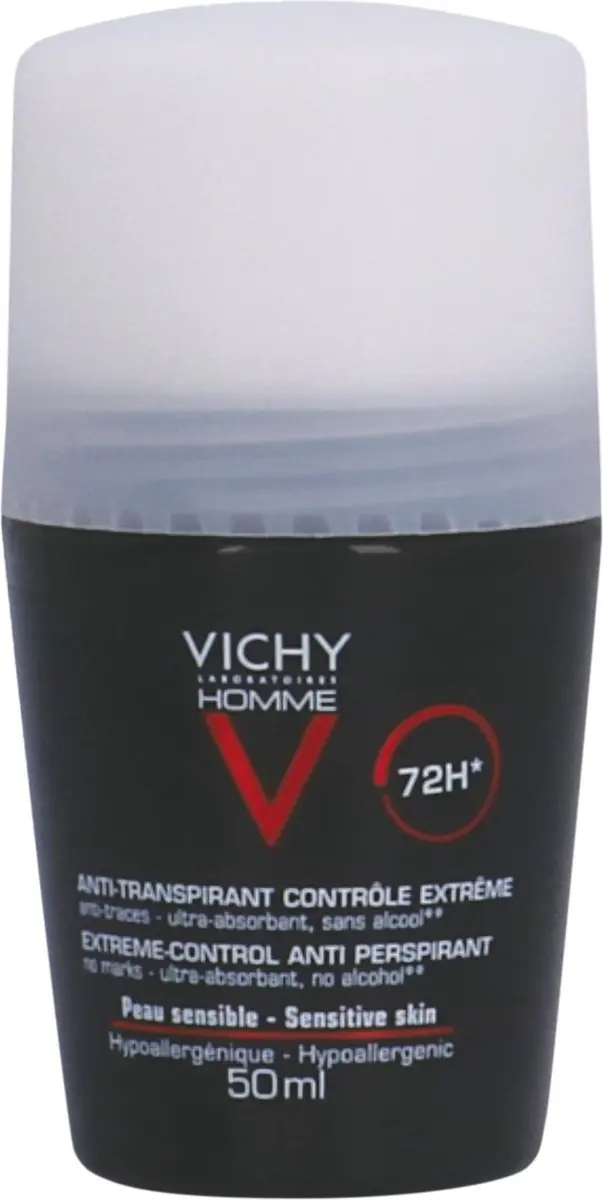 VICHY Homme Deodorant Anti-transpiratie 72u Roller 50ml - afbeelding 6 van 6