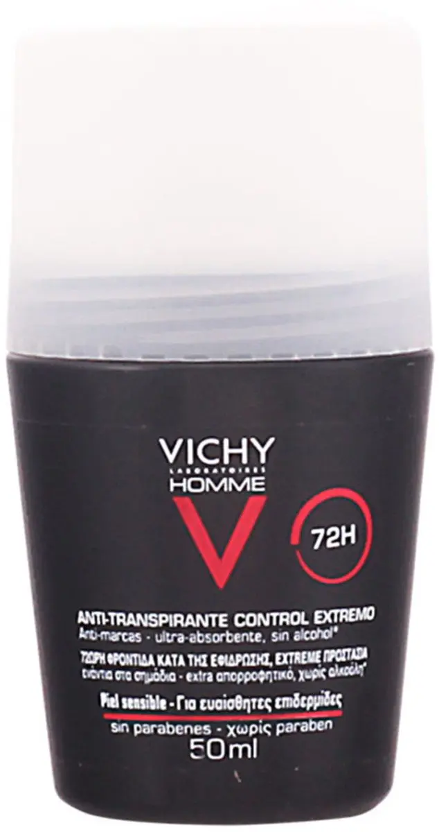 VICHY Homme Deodorant Anti-transpiratie 72u Roller 50ml
