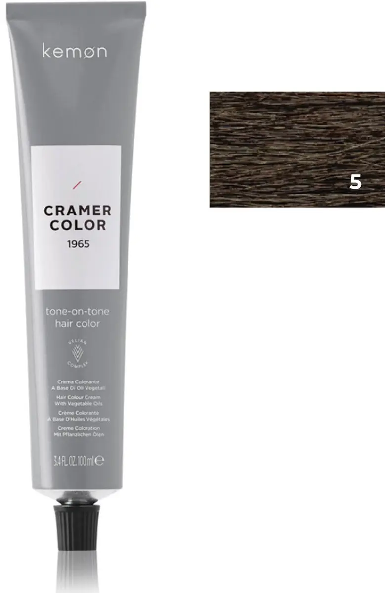 Kemon Cramer Tot 5 Light Brown 100ml Haarkleuring