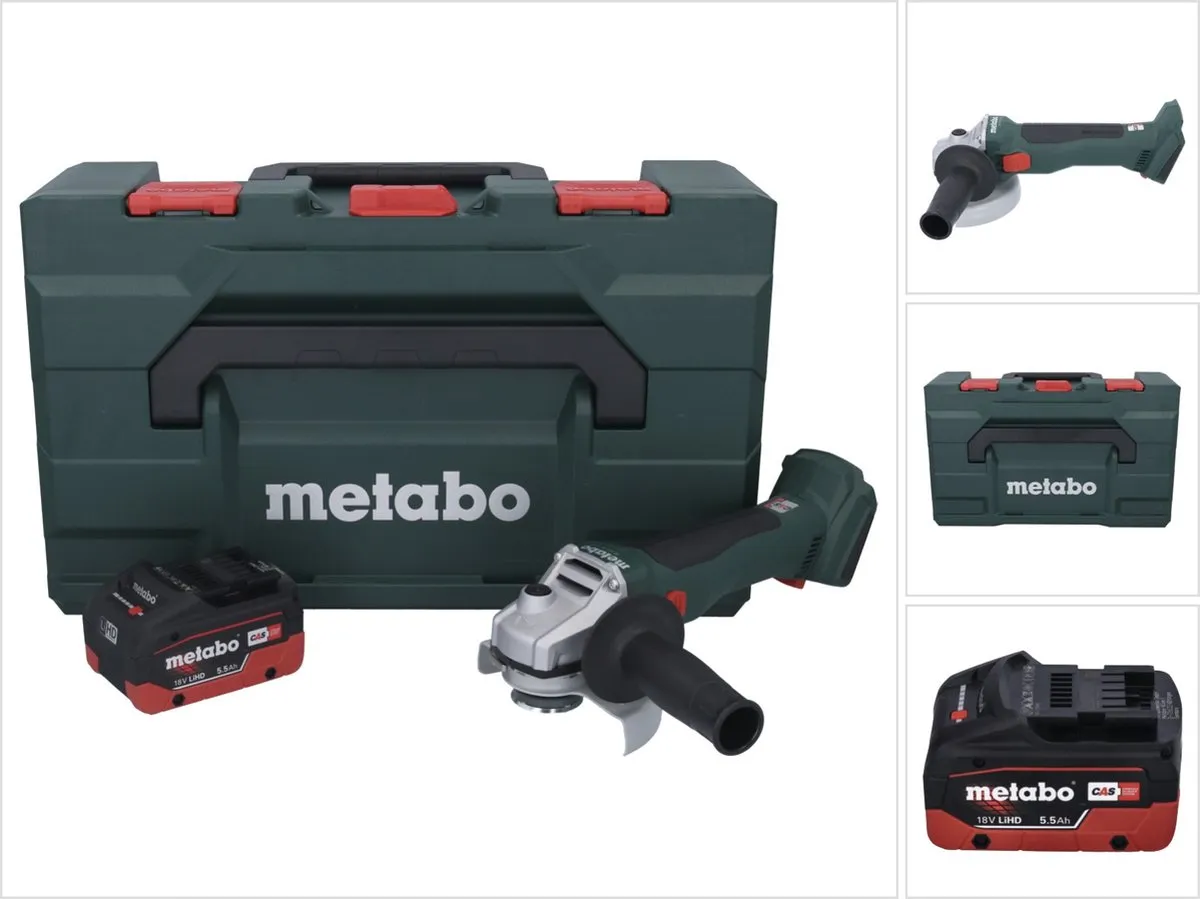 Metabo W 18 L BL 9-125 Haakse Slijper 125mm