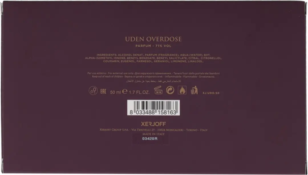 Xerjoff Shooting Stars Uden Overdose Eau de Parfum 50ml