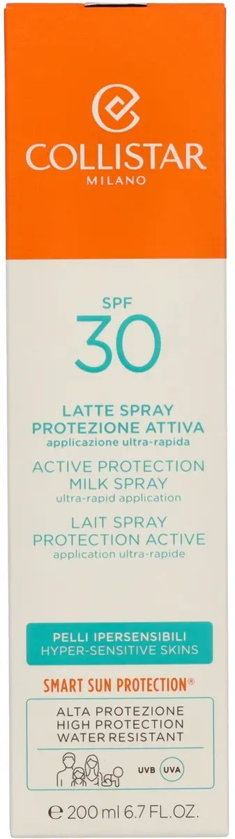Collistar Hyper-sensitive Active Protection Milk Spray SPF30 200ml