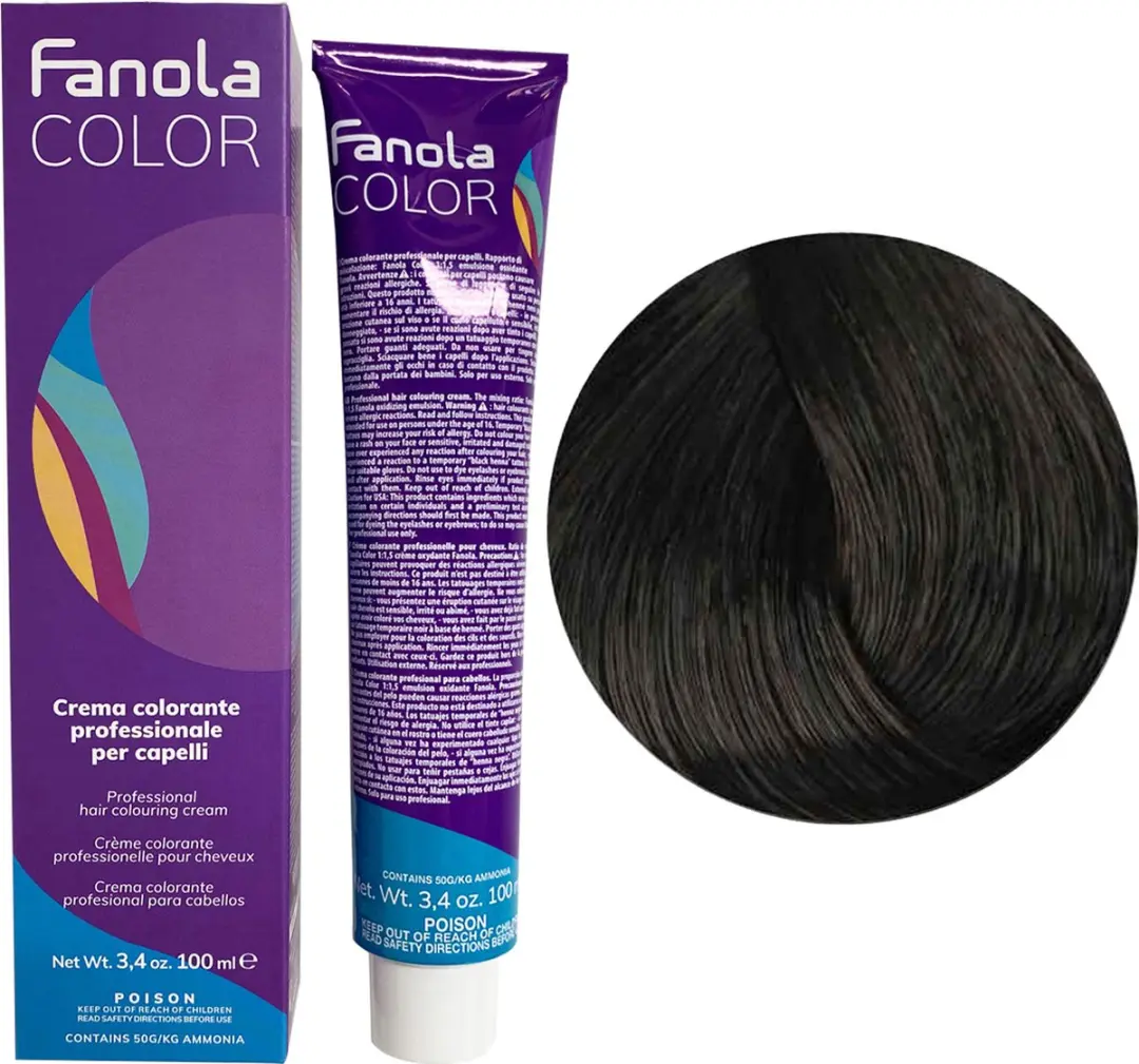 Fanola Professional Haarverf 4.00 Intense Chestnut 150ml