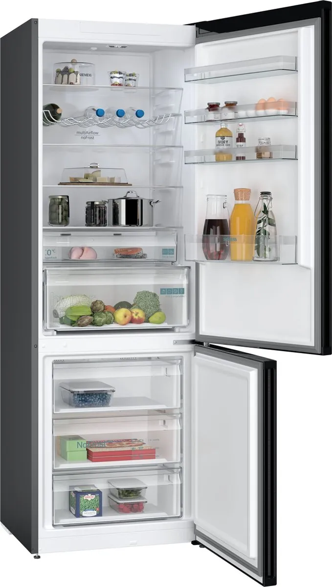 Siemens iQ300 KG49NXXCF Koel-vriescombinatie - 440L - No Frost - Zwart