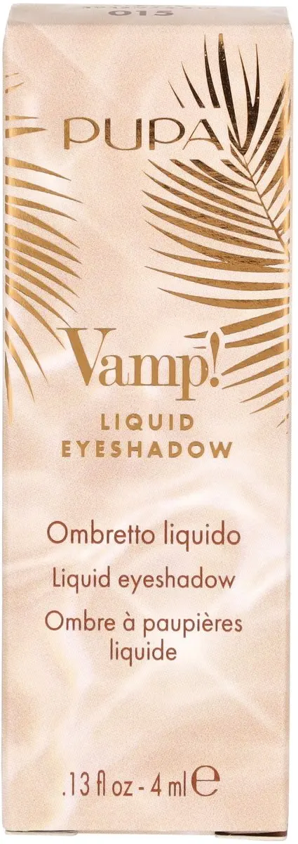 Pupa Milano Vamp Shine Bright Liquid Eyeshadow 015 Sunrise Gold 4ml