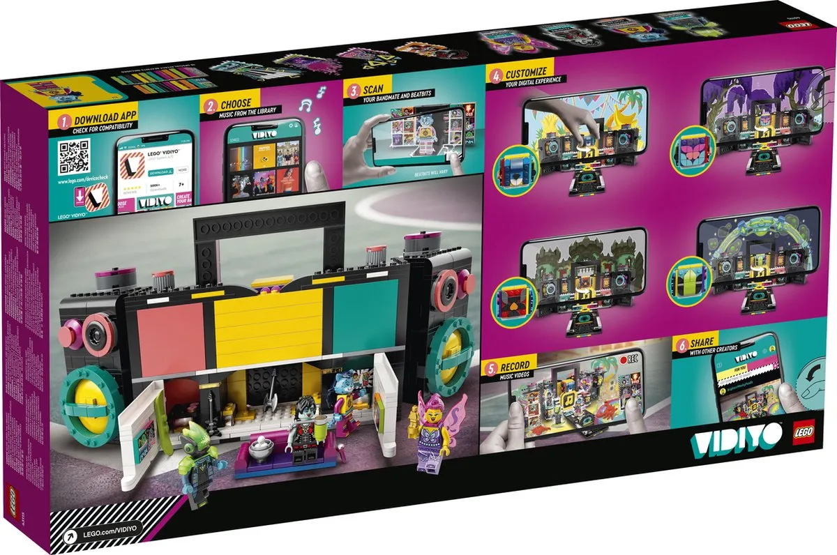 LEGO VIDIYO The Boombox 43115 - 996 Stukken - Multikleur - afbeelding 5 van 6