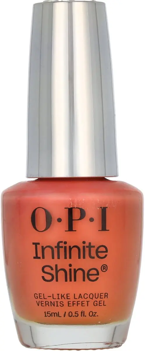 O.P.I. Infinite Shine Nagellak - Peach 150ml - Zwart
