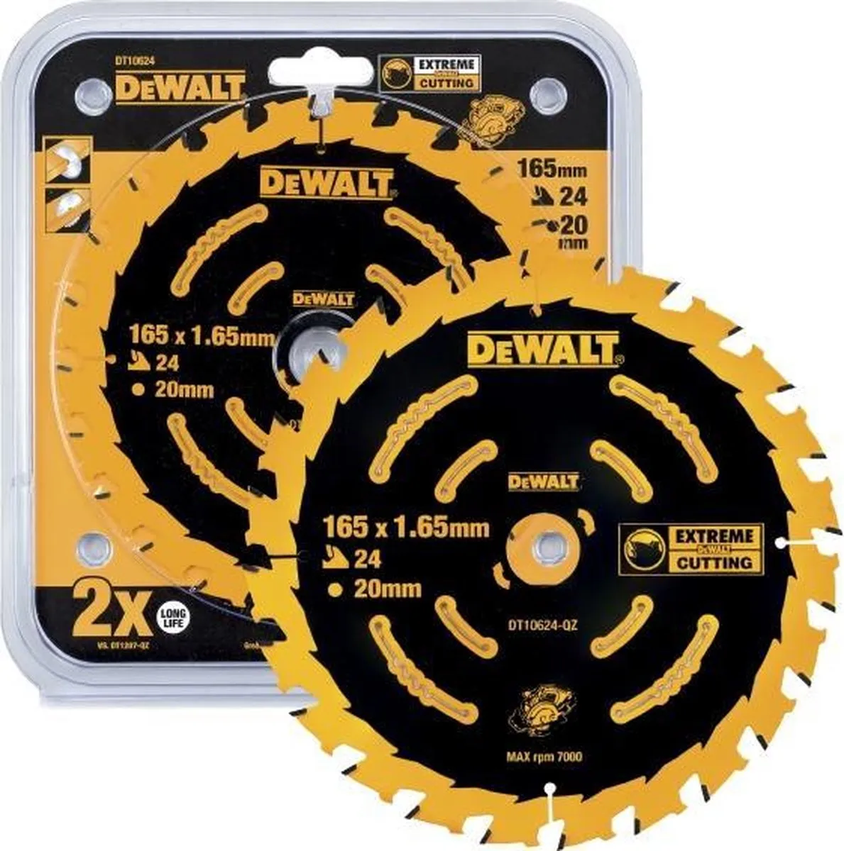 DeWalt DT10640 Cirkelzaagblad 165mm 40T - Aluminium