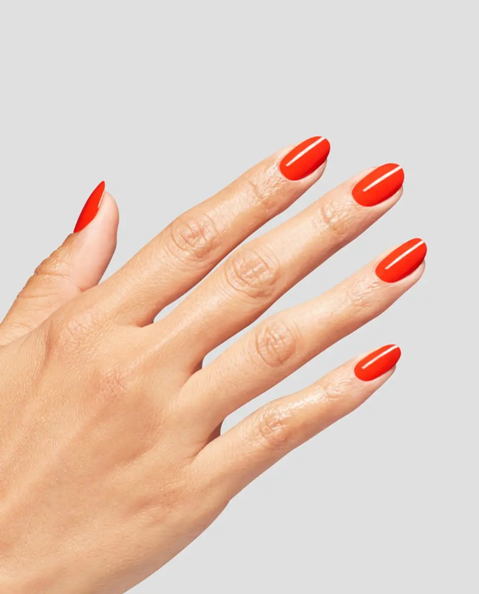 O.P.I. Infinite Shine Mini Plaid Flirt Nagellak - 15ml - Rood