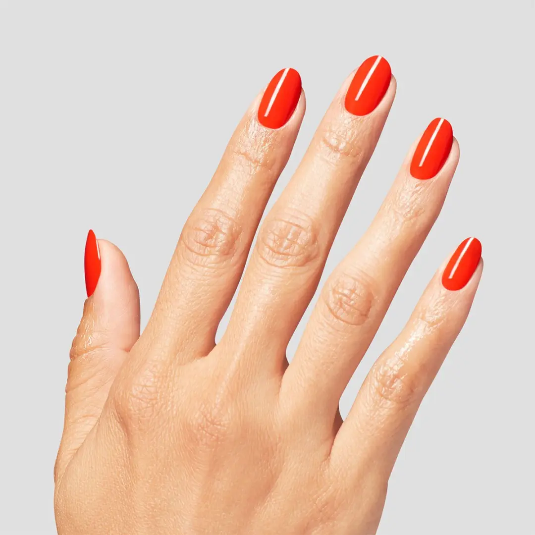 O.P.I. Infinite Shine Mini Plaid Flirt Nagellak - 15ml - Rood