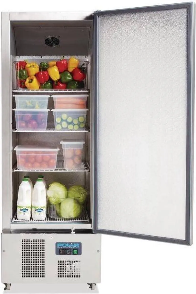 Polar G-serie 1-deurs slimline RVS koeling 440L