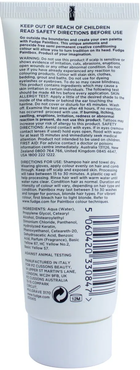 Fudge Professional Paintbox Gold Coast 75ml - Haarkleuring Geel