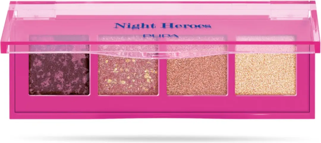 Pupa Milano Night Heroes 4 Oogschaduw Palette - True Queen