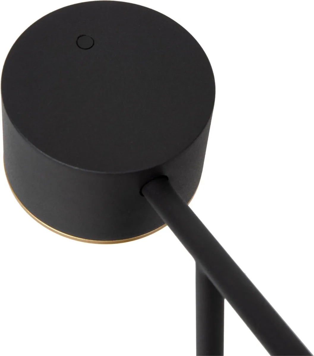Lucide GIAN LED Tafellamp 9W 2700K - Zwart