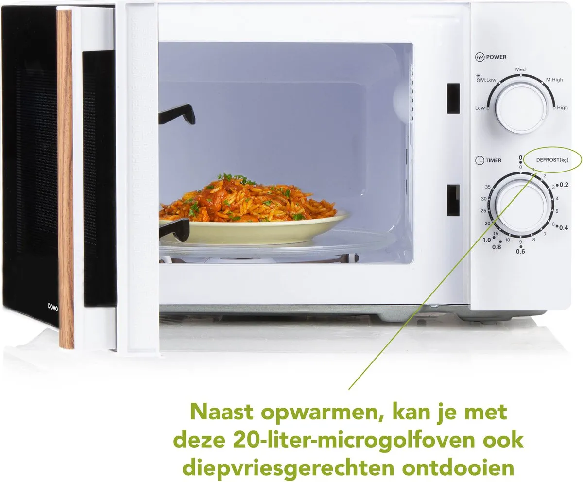 Domo DO2720 Magnetron 20L 700W - Houtlook
