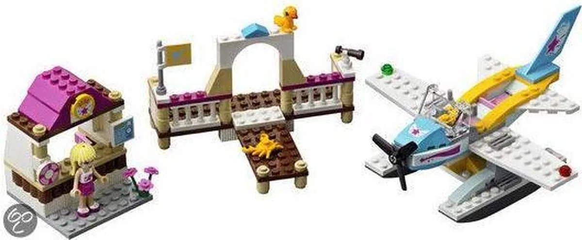 LEGO Friends Vliegclub 3063 - 195 Stukken - Paars - afbeelding 5 van 6