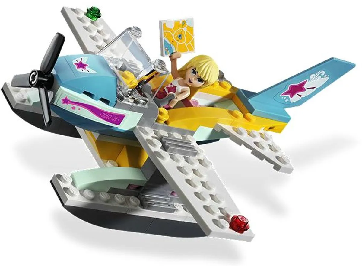LEGO Friends Vliegclub 3063 - 195 Stukken - Paars - afbeelding 4 van 6