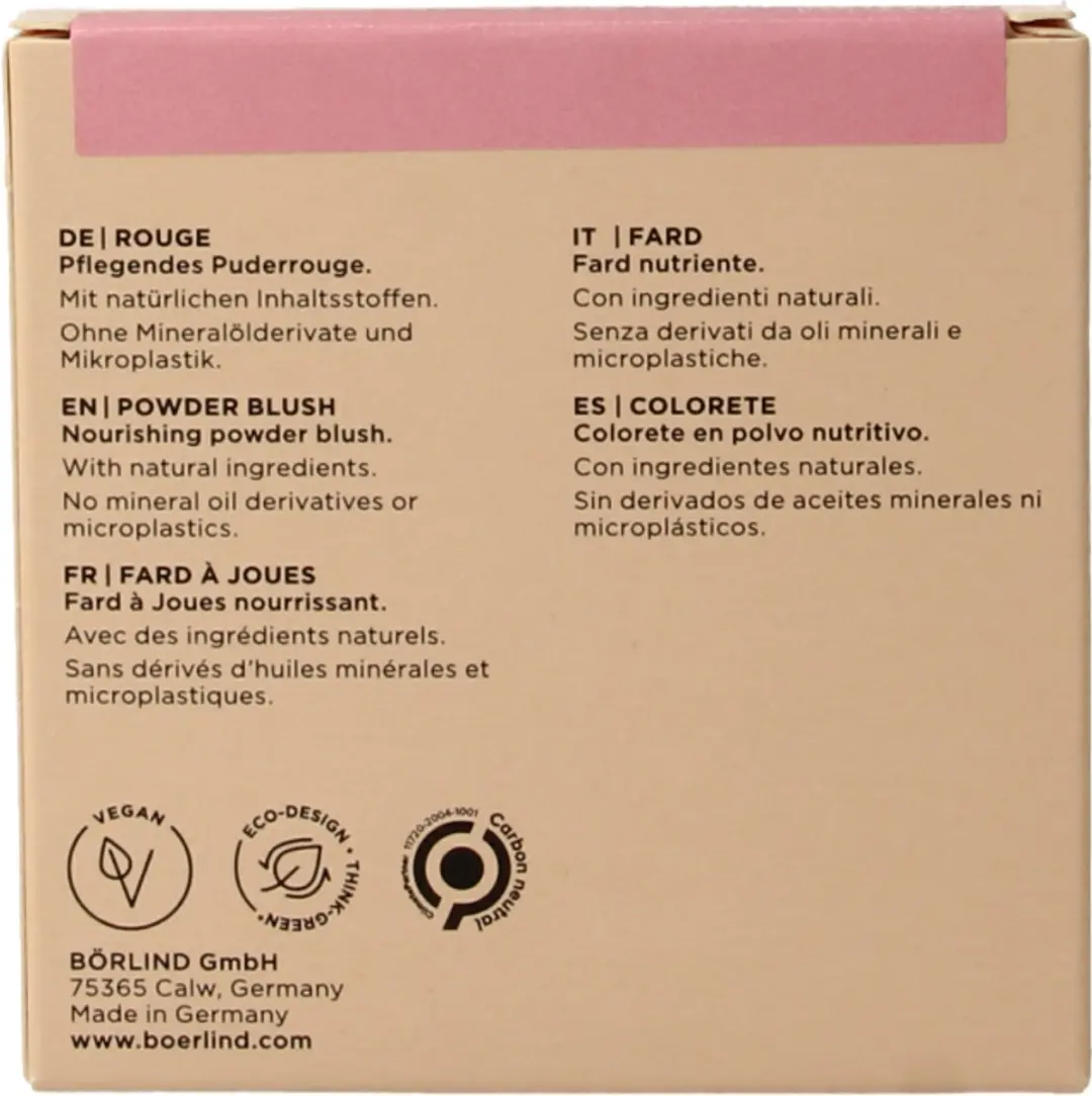 Annemarie Börlind Blush Powder Rose Flush 5g