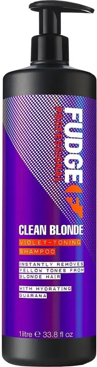 Fudge Clean Blonde Zilvershampoo 1000ml