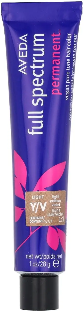 Aveda Full Spectrum Permanent Haarverf Light Y/V - 28g - Light Yellow Violet