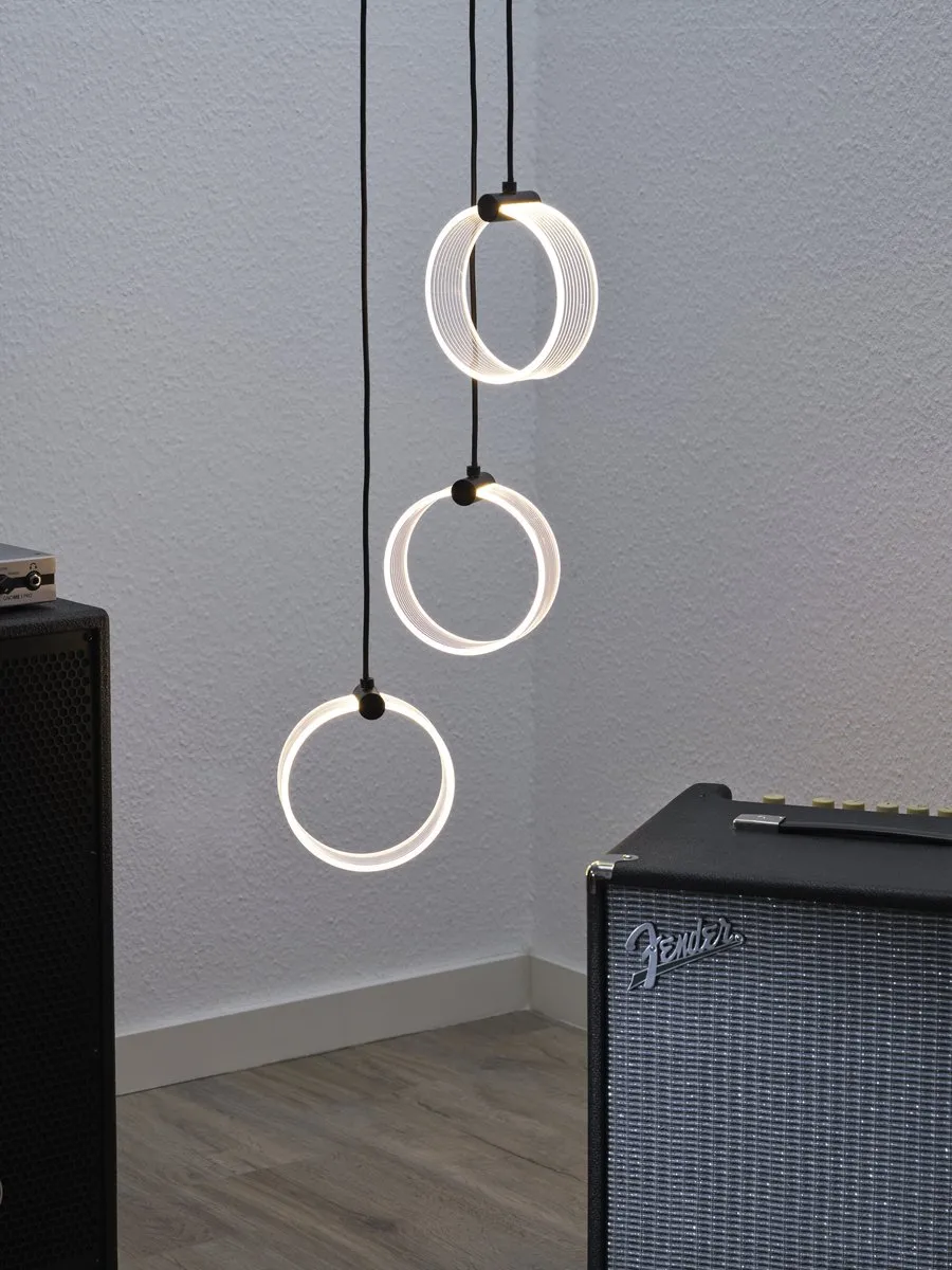 LEDVANCE Decor Circle 3X Hanglamp 20W Zwart