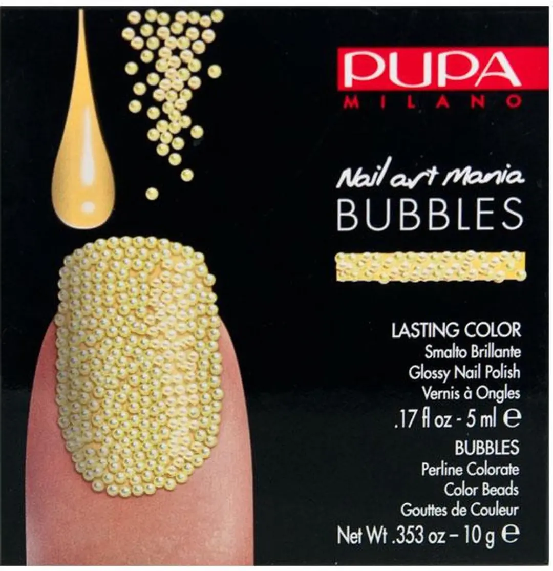Pupa Milano Nail Art Mania Bubbles Nagellak Geel - 5g