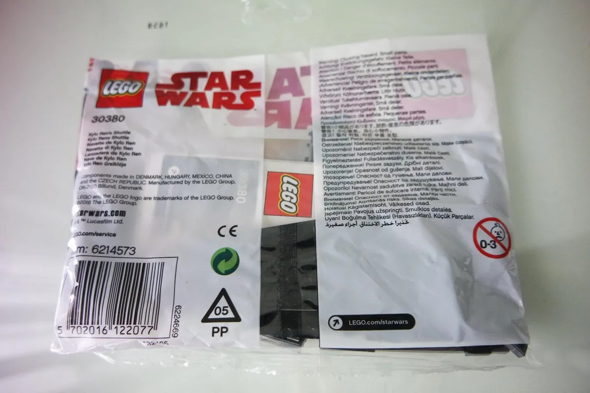 LEGO 30380 Bouwspeelgoed - 33 Stukken - Zwart/Grijs - afbeelding 2 van 3