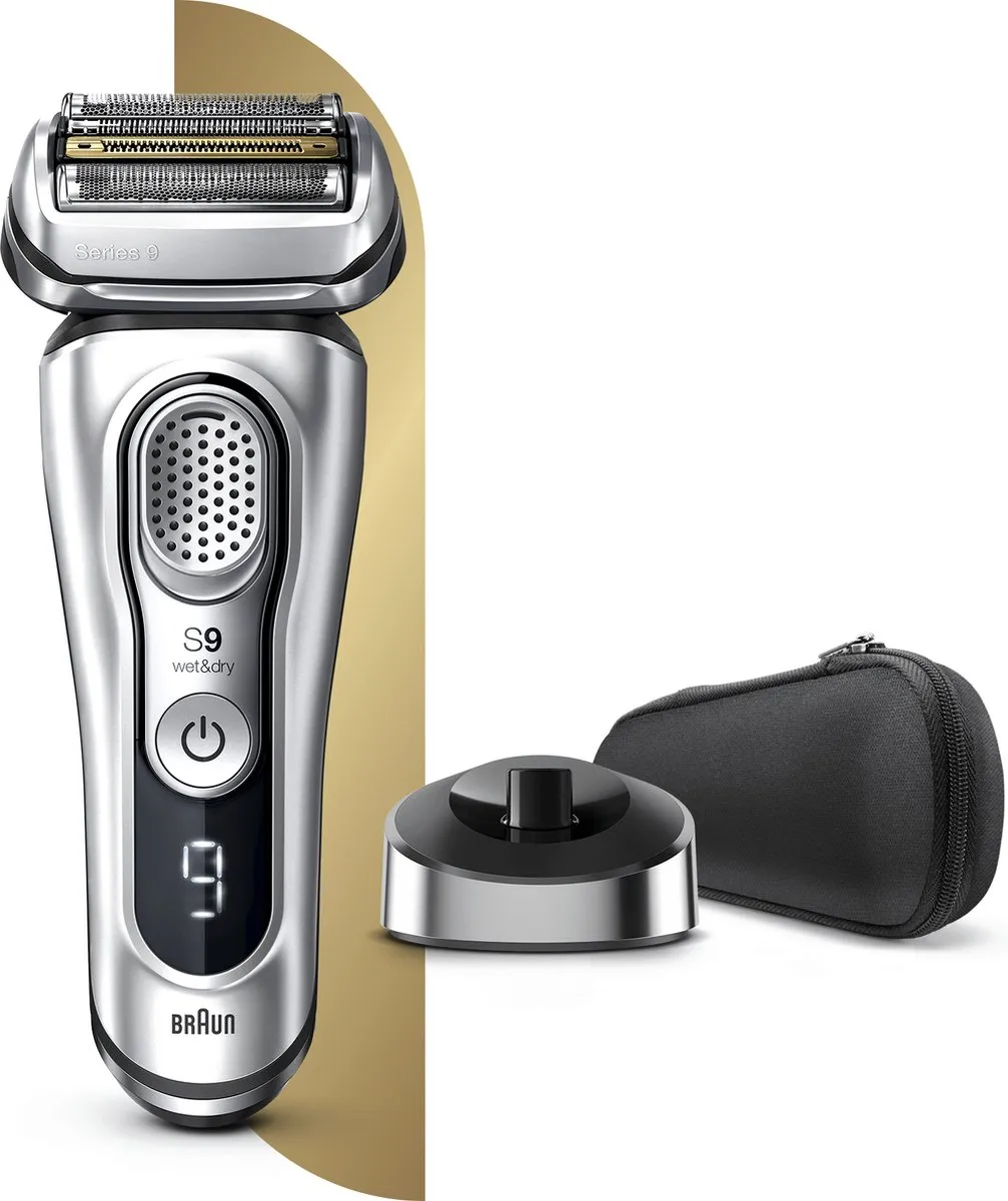 Braun Series 9 9350S Scheerapparaat - 5 Mesjes - Zwart/Zilver