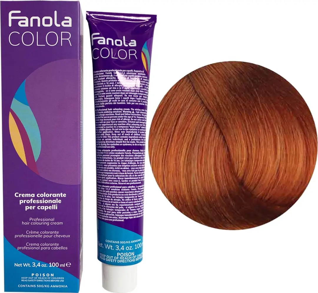 Fanola Professional Colouring Cream 8.43 Light Blonde Copper Golden