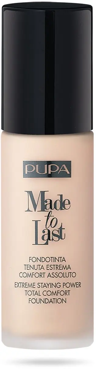 Pupa Made To Last Foundation 010 Porcelain