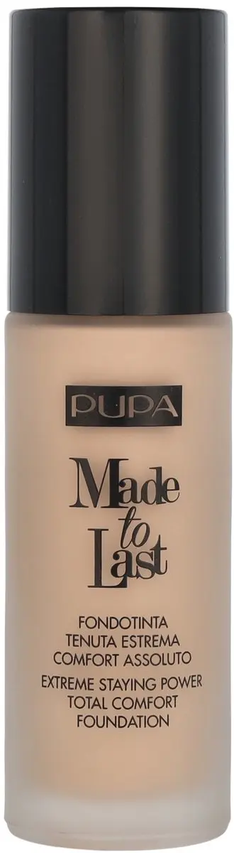 Pupa Made To Last Foundation 010 Porcelain - 30ml