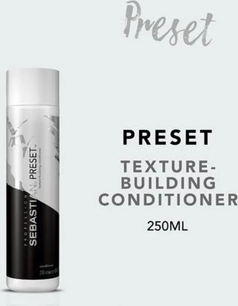 Sebastian Professional Preset Texture Building Conditioner 250ml - afbeelding 6 van 6
