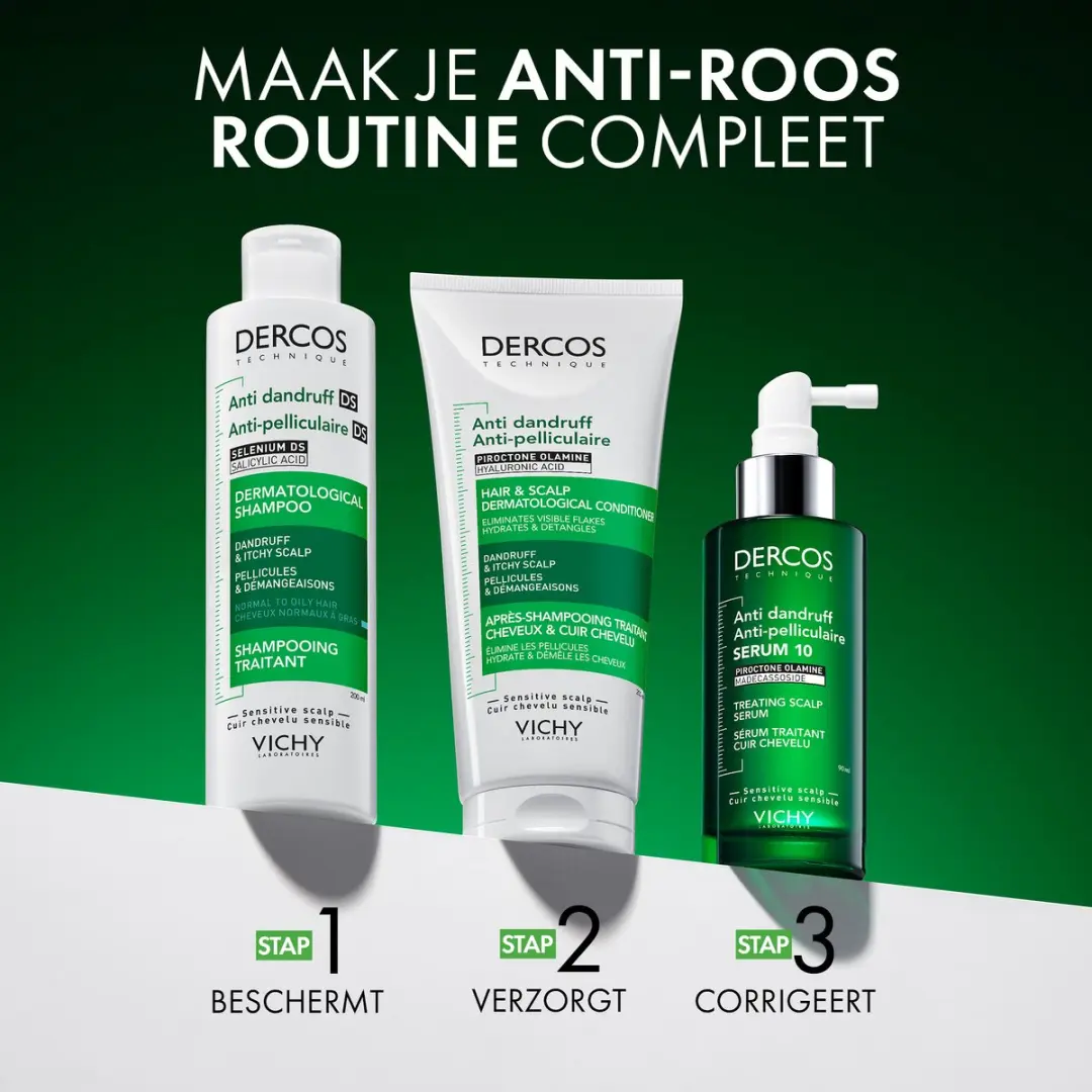 Vichy Dercos Anti-Roos Shampoo Navulling 390ml - Seleniumdisulfide/Salicylzuur