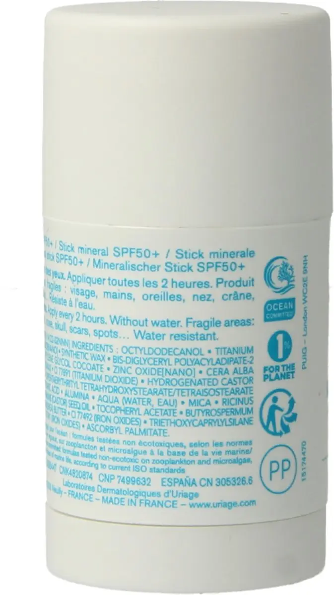 Uriage Bariesun Mineral SPF50+ Stick 18g