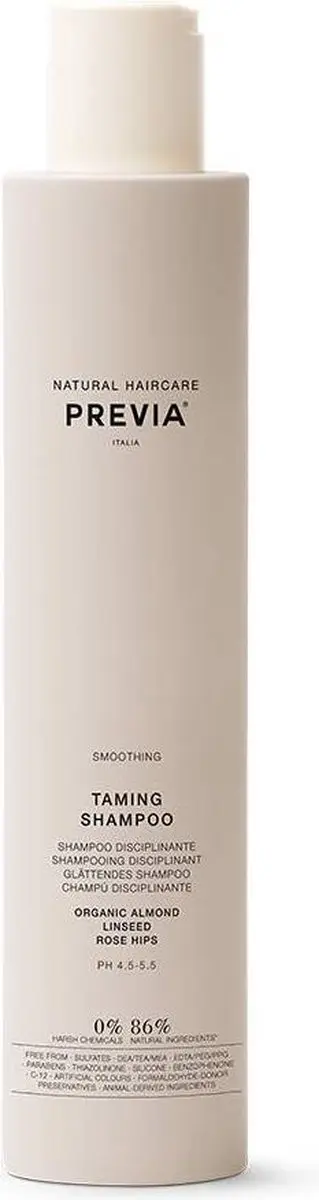 Previa Natural Haircare Smoothing Taming Shampoo 250ml